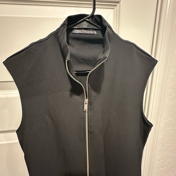 Zara Black Sleeveless Dress - Picture 2 of 9